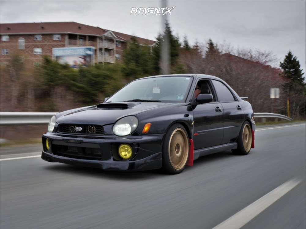 2002 Subaru WRX WRX with 18x8.5 Fast Wheels Europa and Zeta 225x40 on ...