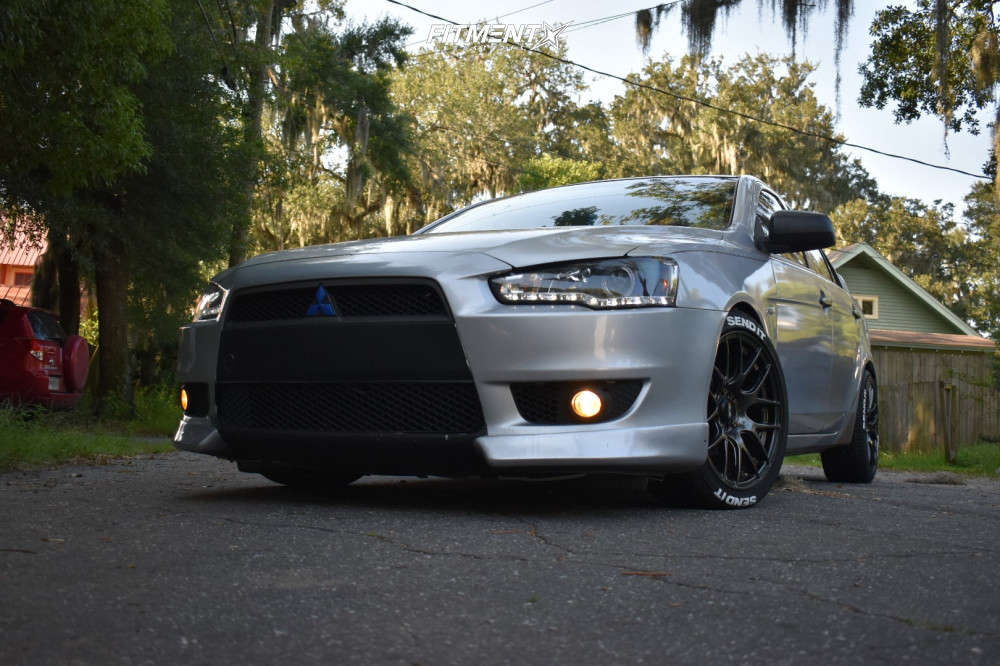 2009 Mitsubishi Lancer DE with 17x8.25 XXR 530 and Federal 235x40