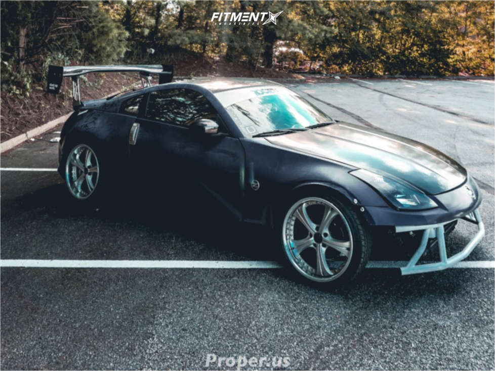 2004 Nissan 350Z Enthusiast with 19x8.5 SSR Vienna Courage and