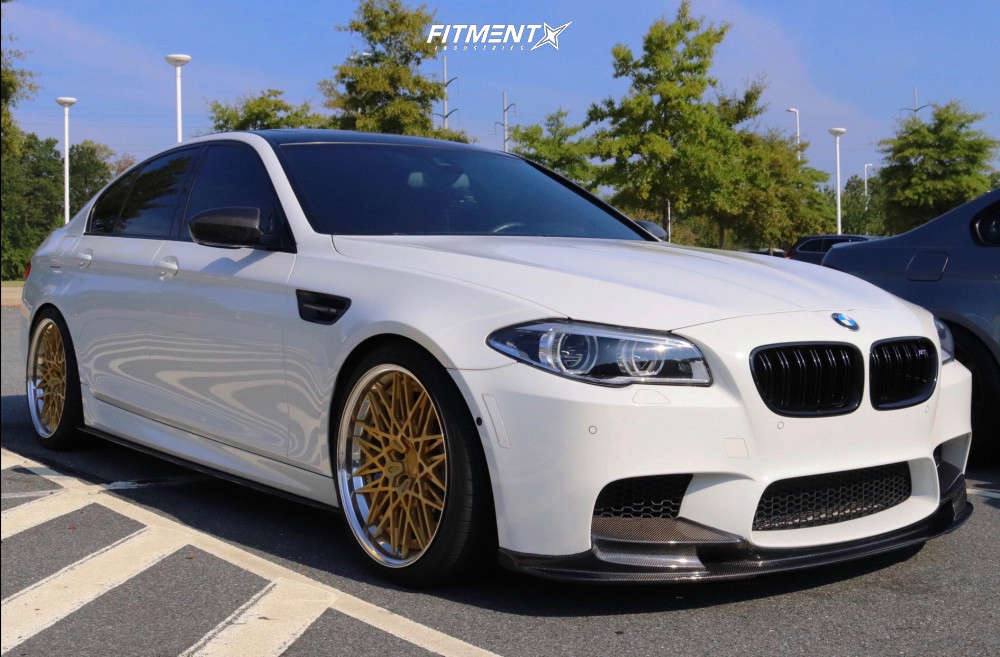 2015 BMW M5 Base with 20x10 Rotiform Forged Qlb and Kumho 255x35 on ...