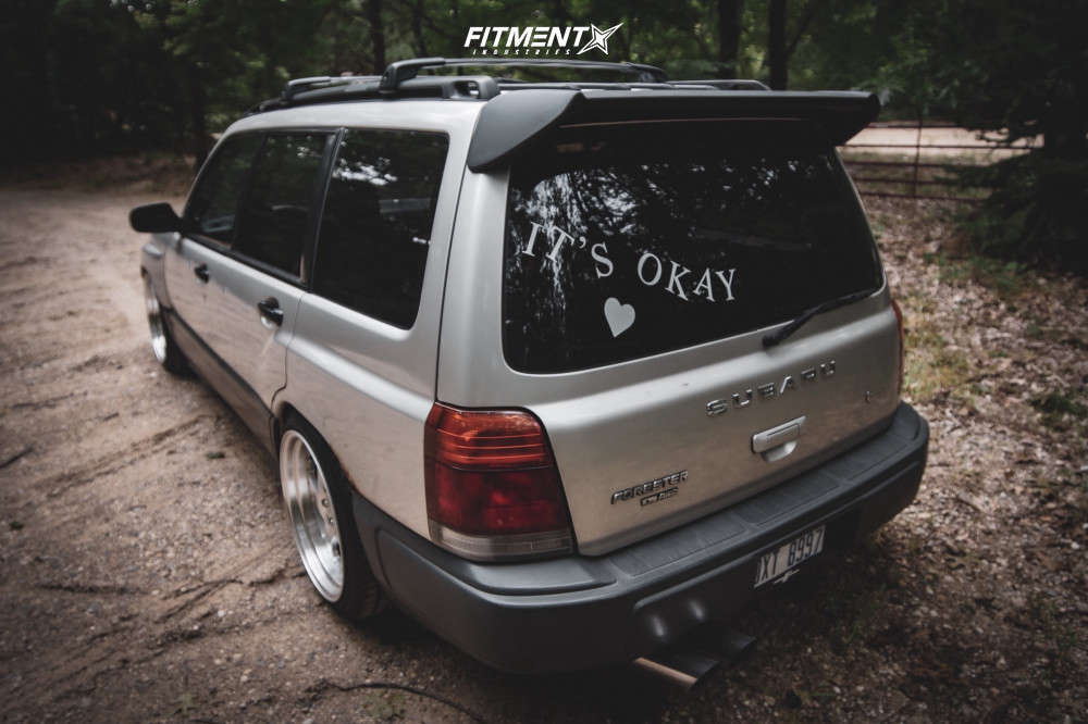 2000 Subaru Forester L with 18x9.5 ESR Sr02 and Achilles 225x40 on ...