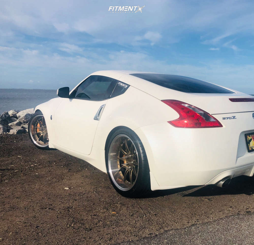 2011 Nissan 370Z Base with 19x9.5 Aodhan Ds07 and Cooper 255x35 on ...