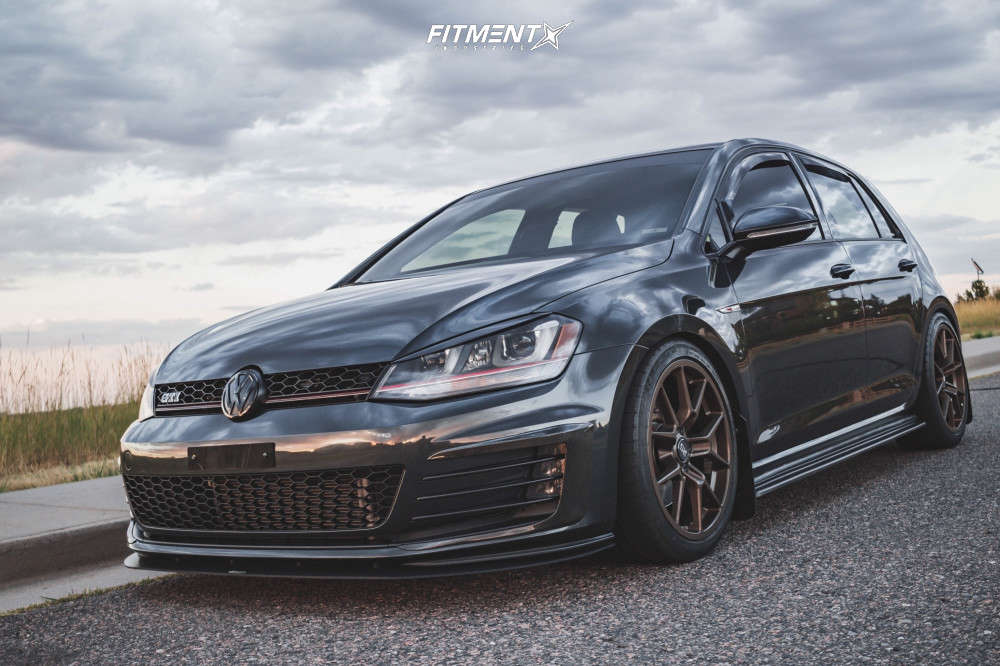 2016 Volkswagen GTI S with 18x8.5 Neuspeed Rse10 and Michelin 235x40 on ...