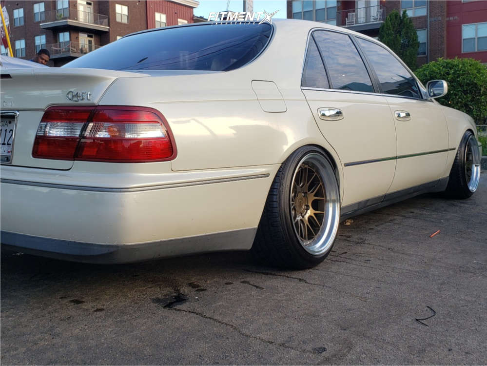 Q45 Rwd 1997 INFINITI Q45 T with 18x10.5 Aodhan DS06 and Accelera 225x40 on ...