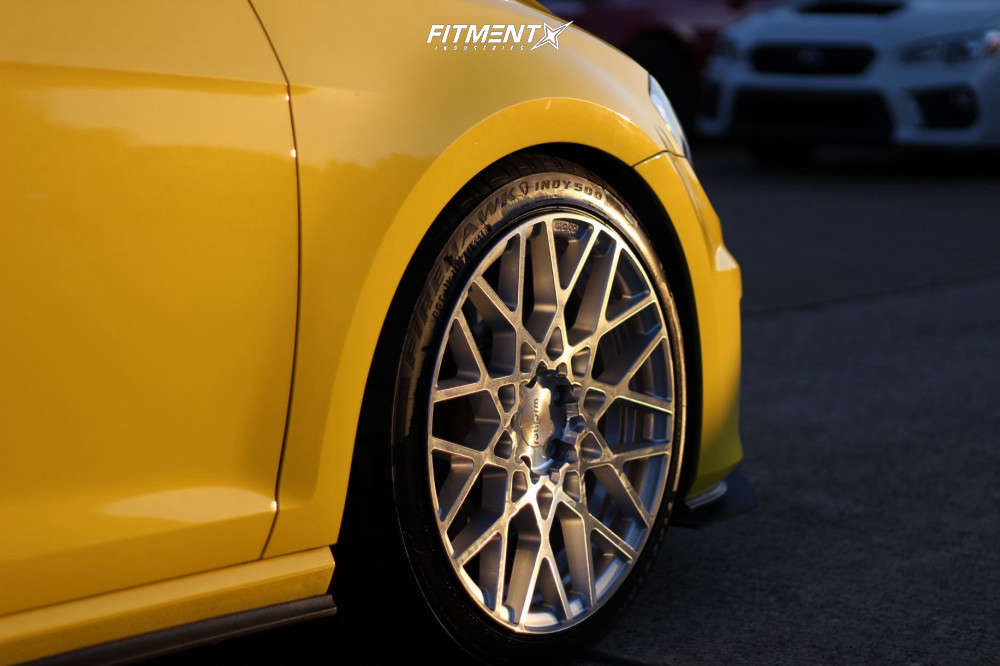2016 Volkswagen GTI S with 18x8.5 Rotiform Blq and Firestone 235x40 on ...