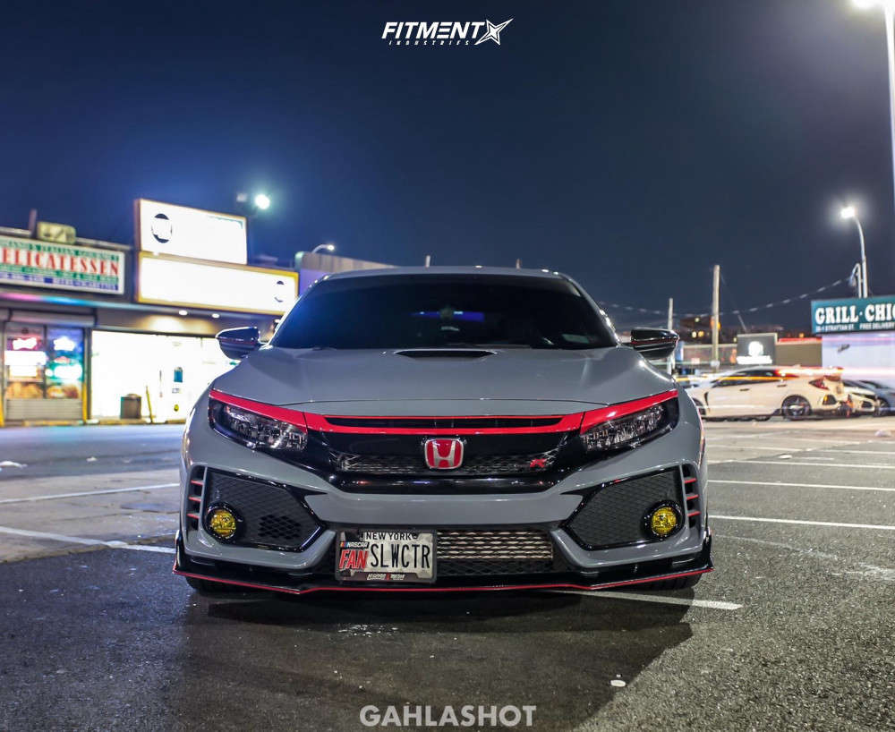 2019 Honda Civic Type R with 18x9.5 Gram Lights 57DR and Michelin ...