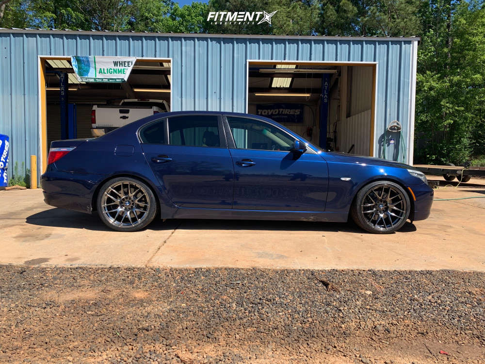 2009 BMW 535i Base with 19x8.75 XXR 530 and Nexen 245x35 on Lowering ...