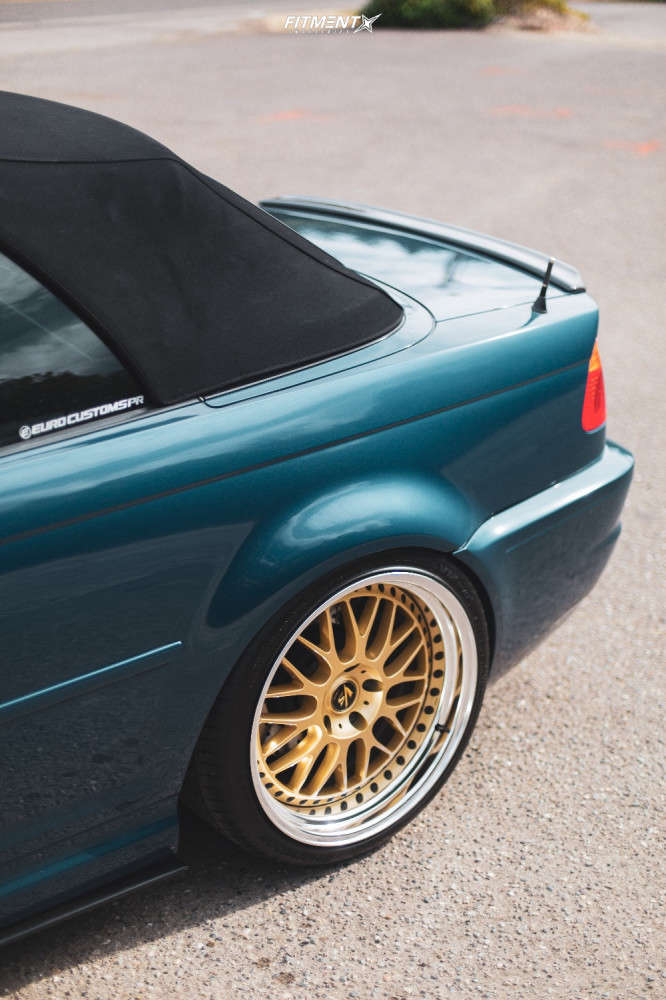 2002 BMW M3 Base with 19x9.5 Work VS XX and Hankook 255x35 on Coilovers ...