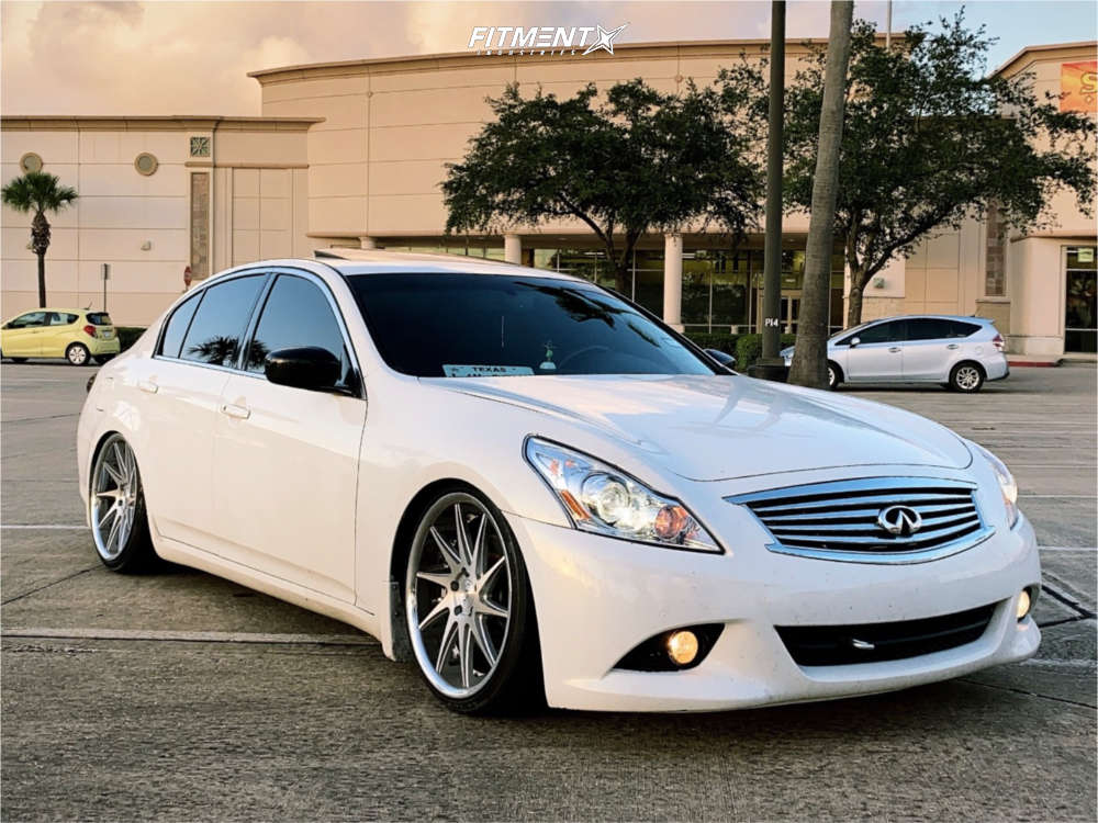 2013 INFINITI G37 X with 20x9 Azad Az23 and Toyo Tires 245x30 on