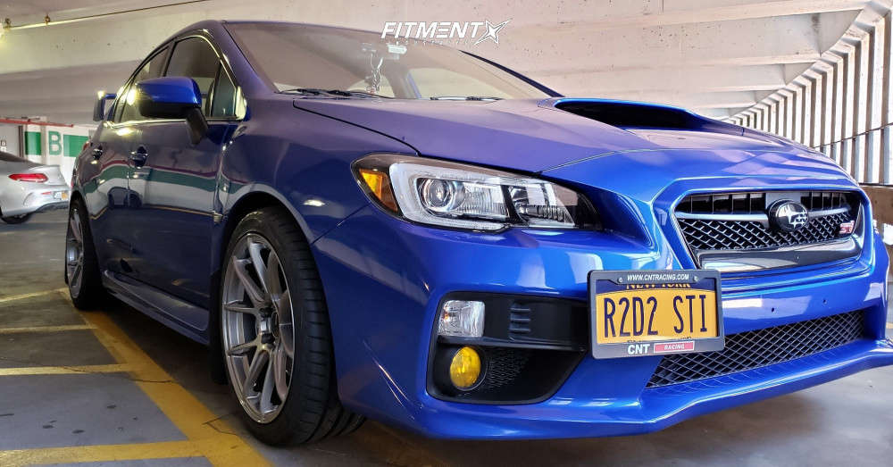 【tttkkkk】wrx mk-w 150 2015 Subaru WRX STI Launch Edition with 18x10 Work Emotion Xd9 and