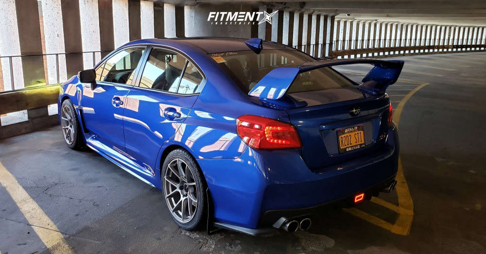 2017 Subaru WRX STI Base with 18x9.5 Enkei Tsv and Achilles 265x35
