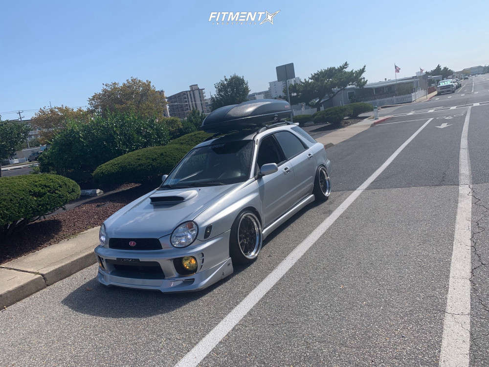 2002 Subaru WRX WRX with 18x10 Volk GT-N and Federal 225x35 on ...