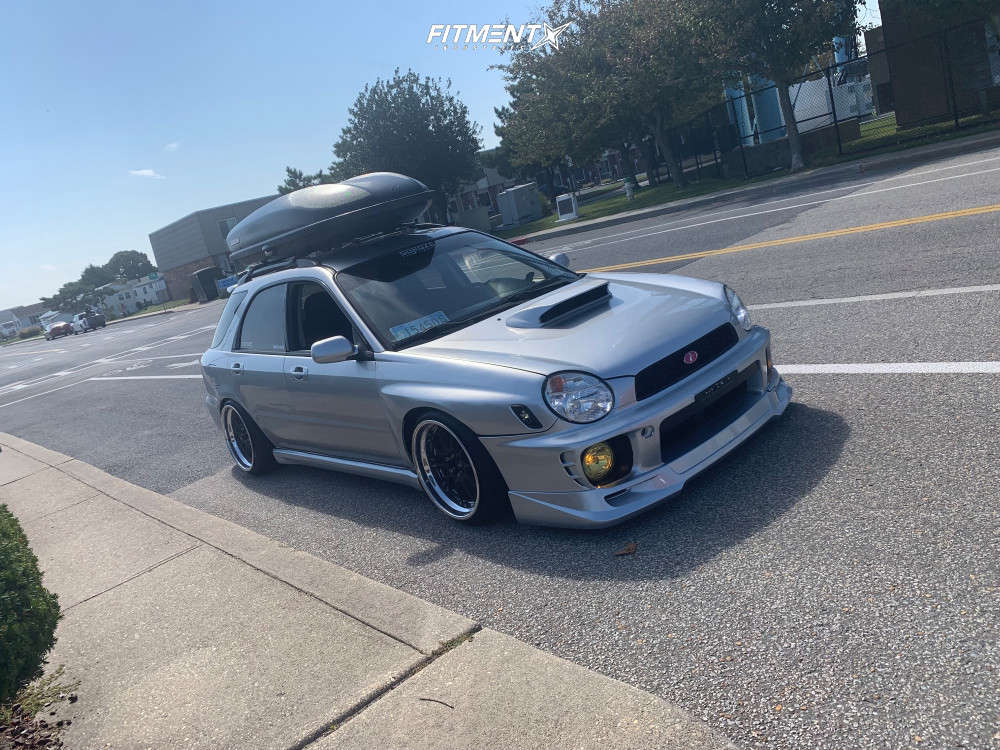 2002 Subaru WRX WRX with 18x10 Volk GT-N and Federal 225x35 on ...