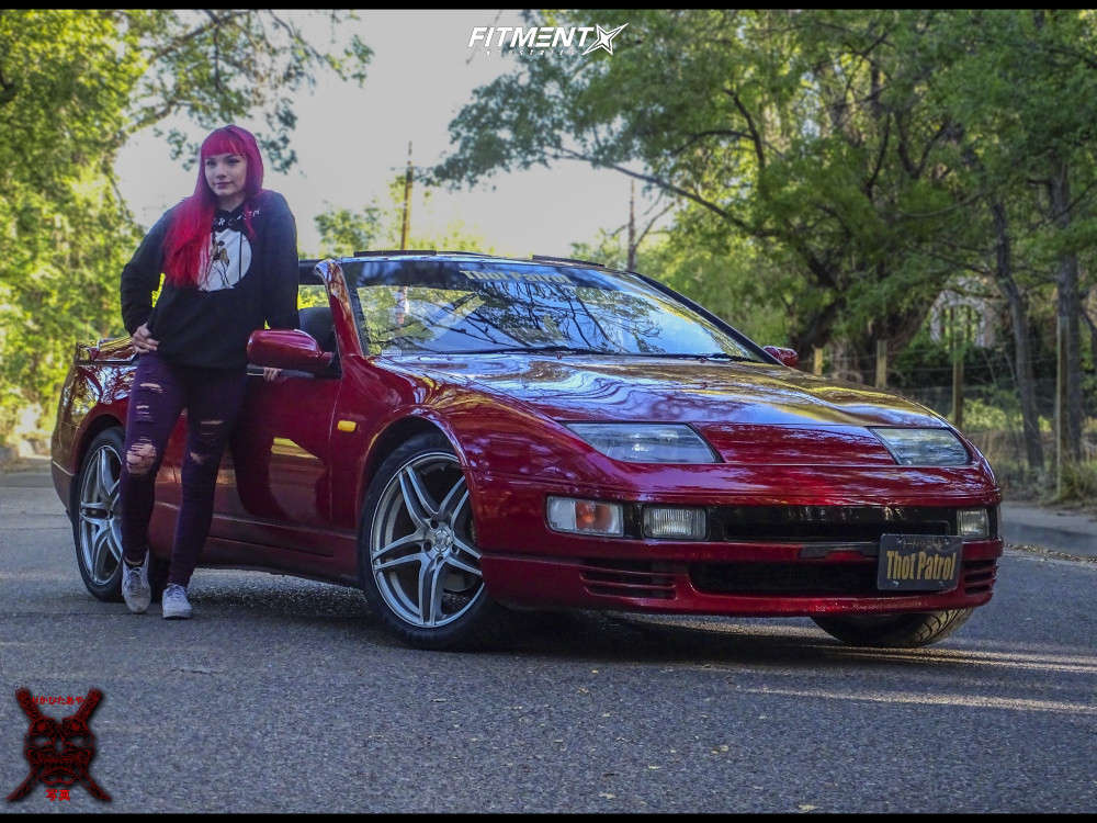 1990 Nissan 300ZX Turbo with 18x9 AVS Model T5 and Federal 245x40