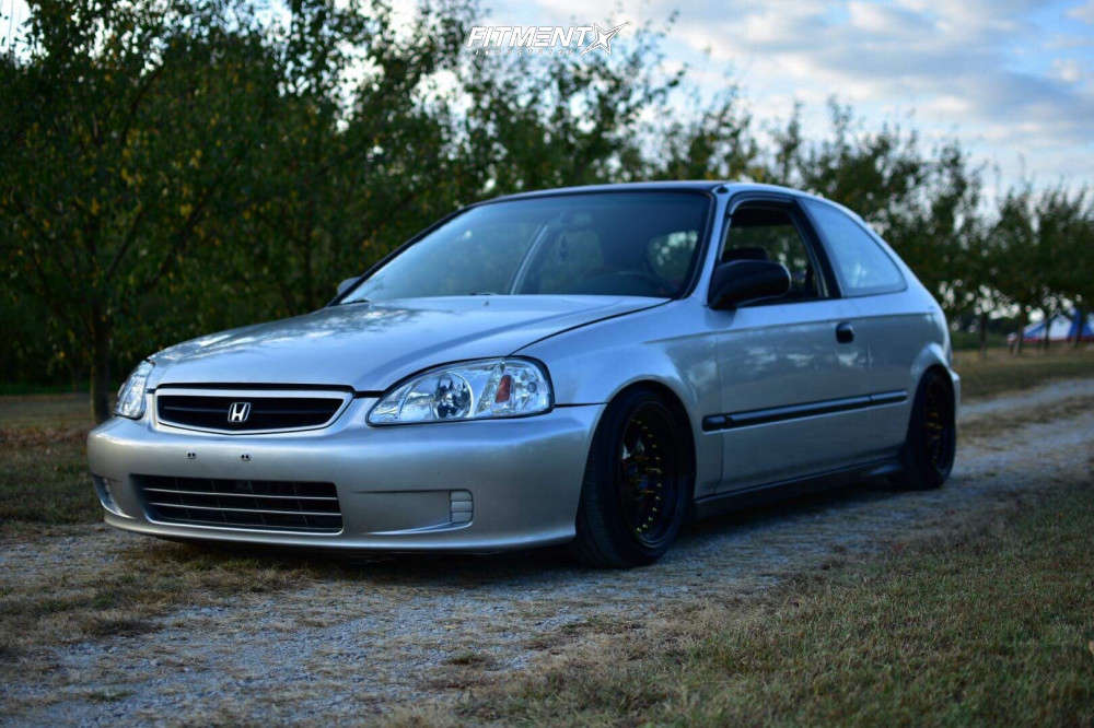 1999 Honda Civic DX with 15x8 Vors Vr2 and Federal 165x50 on