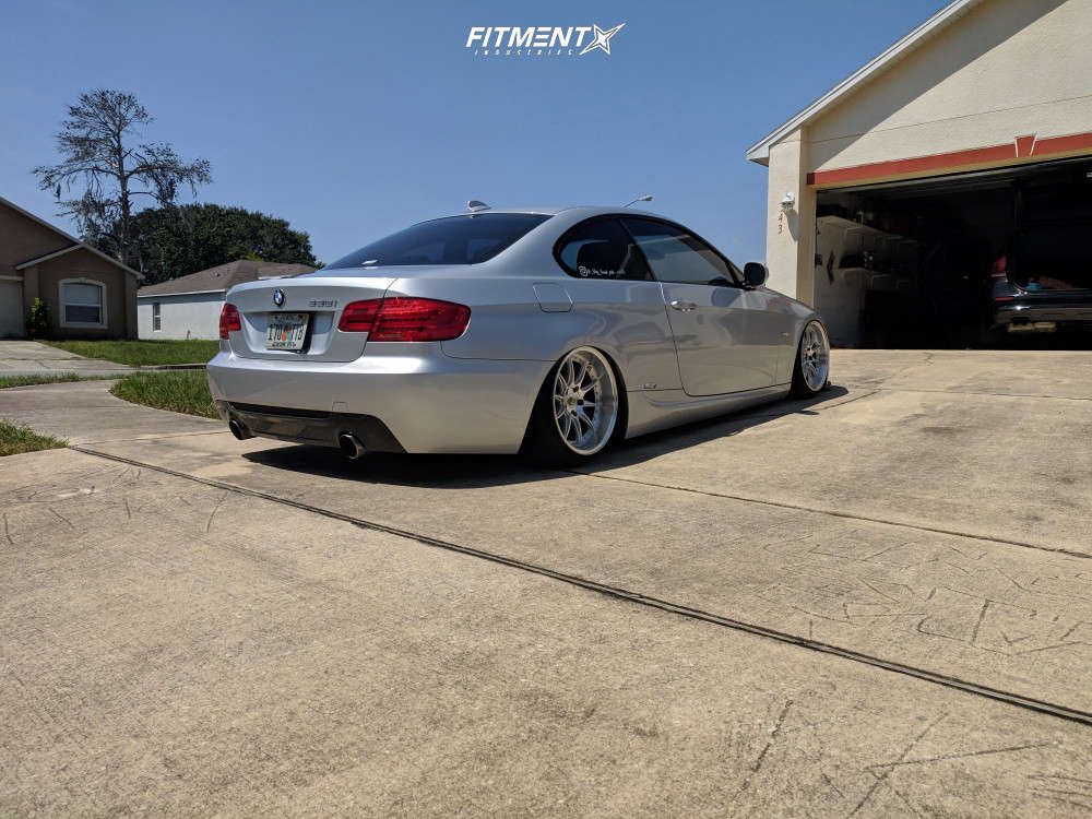 2011 BMW 335i Base with 18x9.5 Aodhan Ds07 and Achilles 215x40 on Air ...