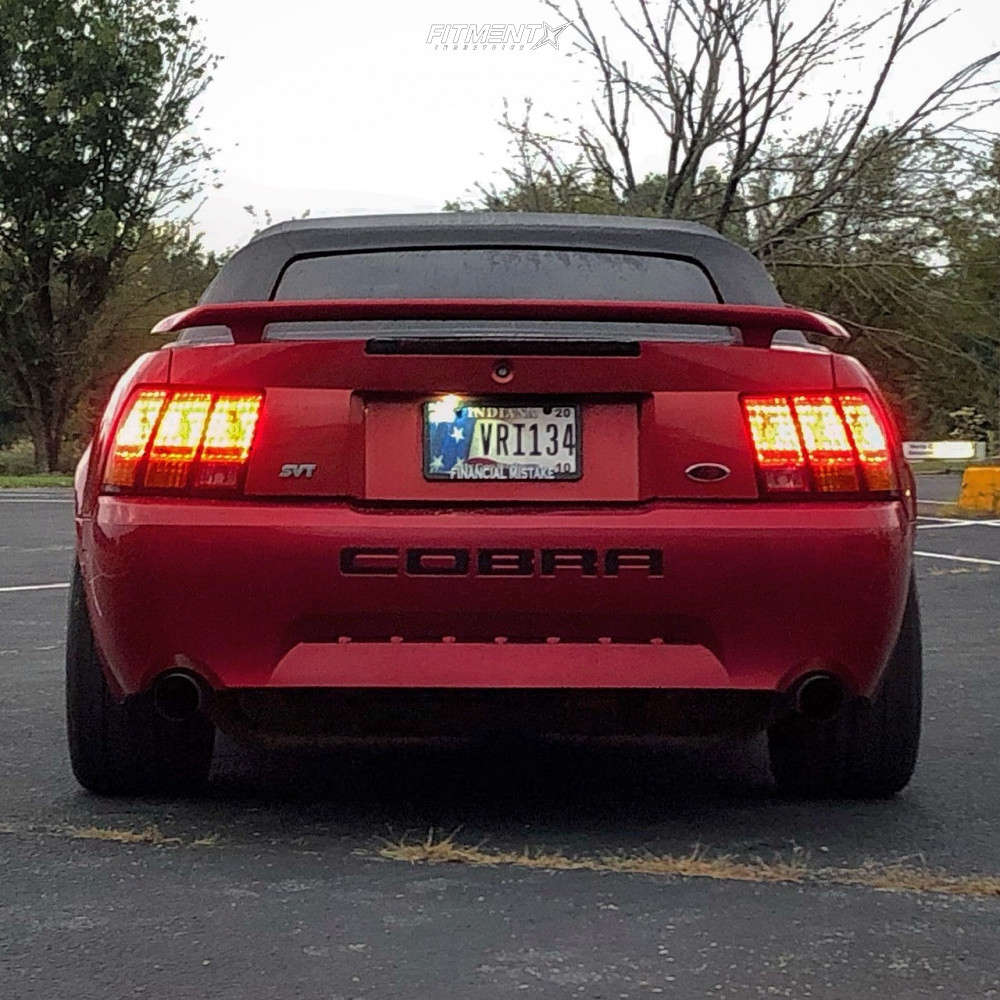 2001 Ford Mustang SVT Cobra with 18x9.5 ESR Sr05 and Nitto 245x35 on ...