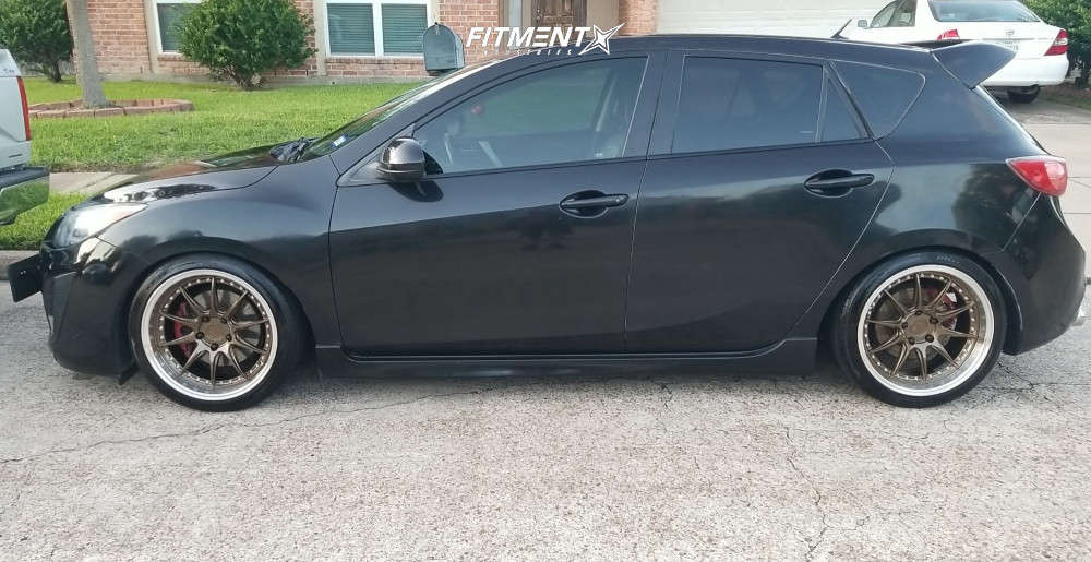 2010 Mazda 3 Sport GT with 18x8.5 Aodhan Ds07 and Nitto 225x35 on