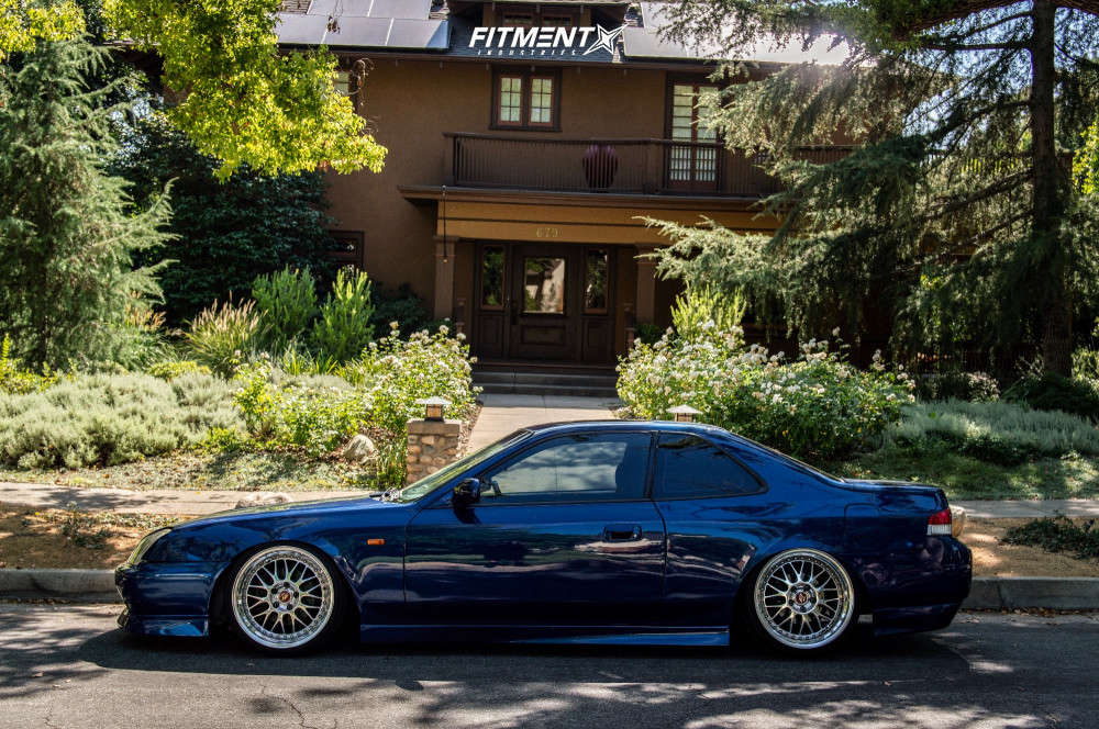 2000 Honda Prelude Base with 18x9.5 Work Vs Xx and Federal 215x35
