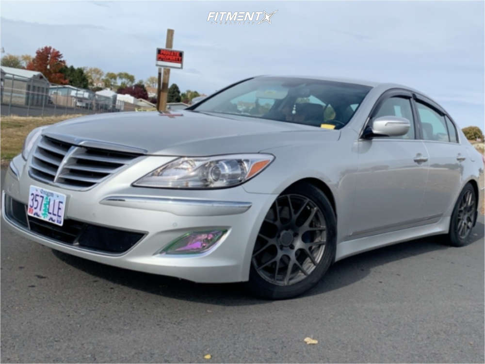 2012 Hyundai Genesis 4.6 with 18x8.5 TSW Nurburgring and Toyo Tires ...