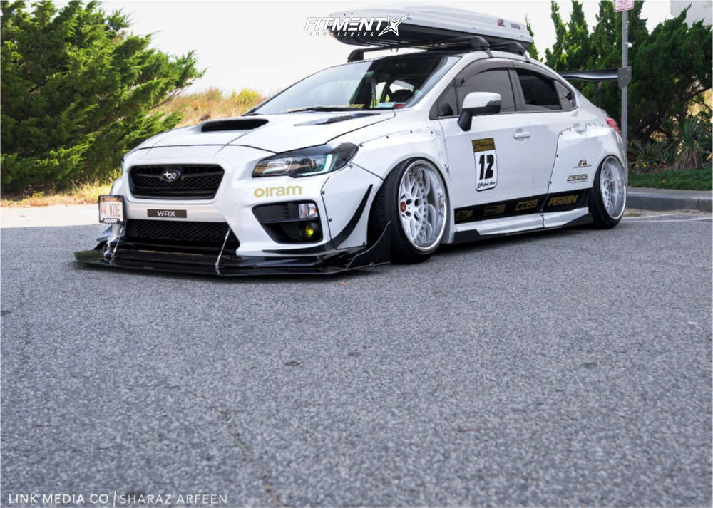 2015 Subaru WRX Base with 18x12 Work VS XX and Lexani 285x35 on