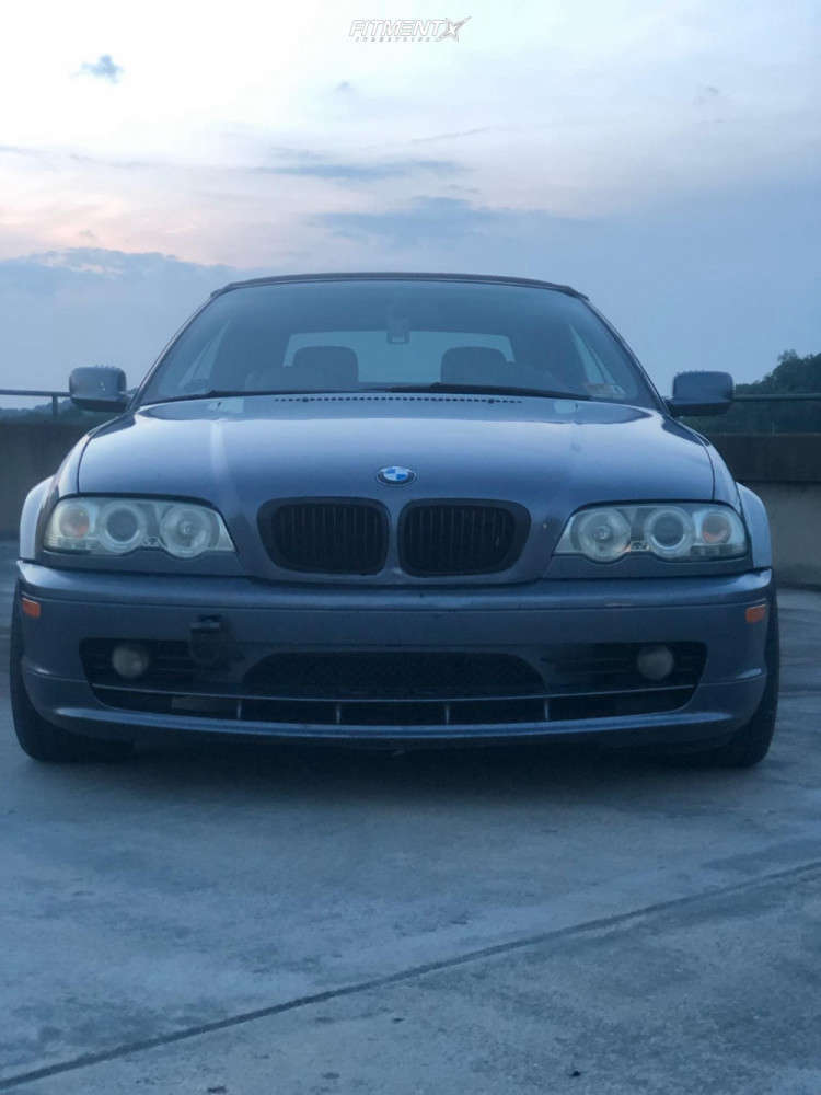 2002 BMW 325Ci Base with 18x9.5 Volk Te37sl and Atlas 255x40 on ...