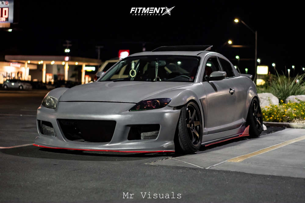 2004 Mazda RX-8 GT with 18x8 Rota Grid and Lionhart 215x40 on Coilovers ...