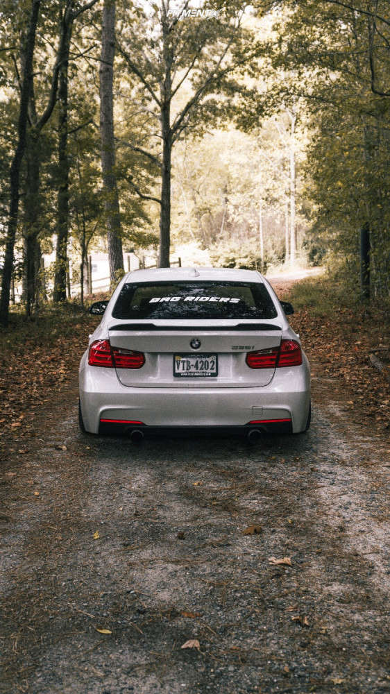 2012 BMW 335i Base with 19x8.5 Velgen Sl-10 and Hankook 235x35 on Air ...