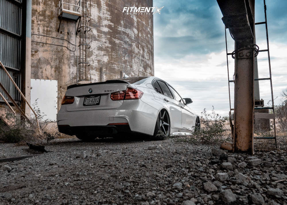2012 BMW 335i Base with 19x8.5 Velgen Sl-10 and Hankook 235x35 on Air ...