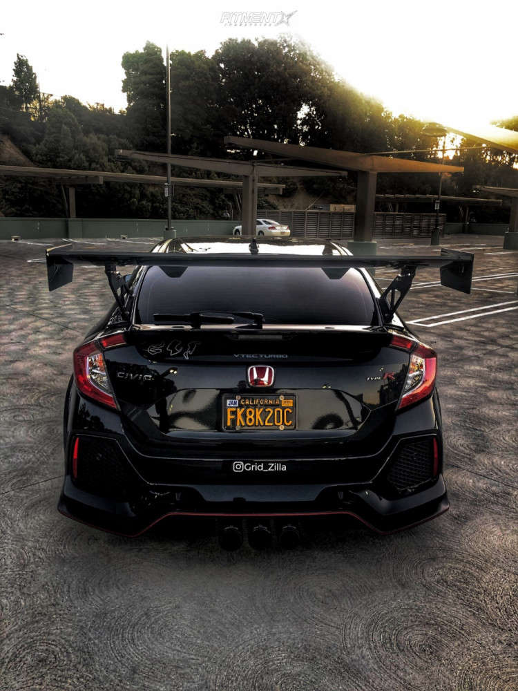 2018 Honda Civic Type R with 18x9.5 Rays Engineering 57DR and Hankook ...