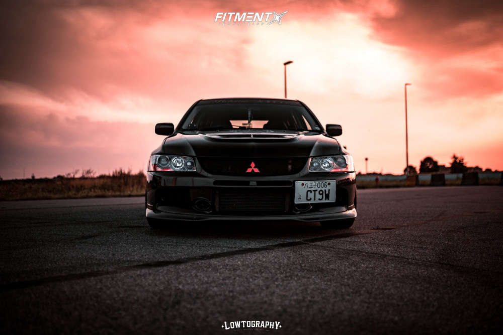 Lancer Design Rays 2006 Mitsubishi Lancer Evolution with 18x9.5 Rays Engineering 57DR and ...