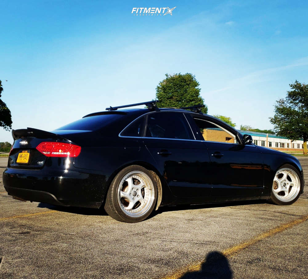2012 Audi A4 Quattro Base with 18x9.5 ESM 011r and Continental 245x45 ...