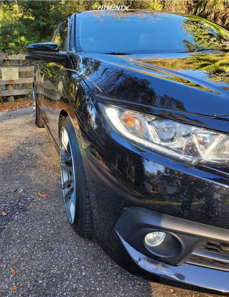 2016 Honda Civic EX-T with 18x9.5 AVID1 AV20 and Nitto 225x40 on