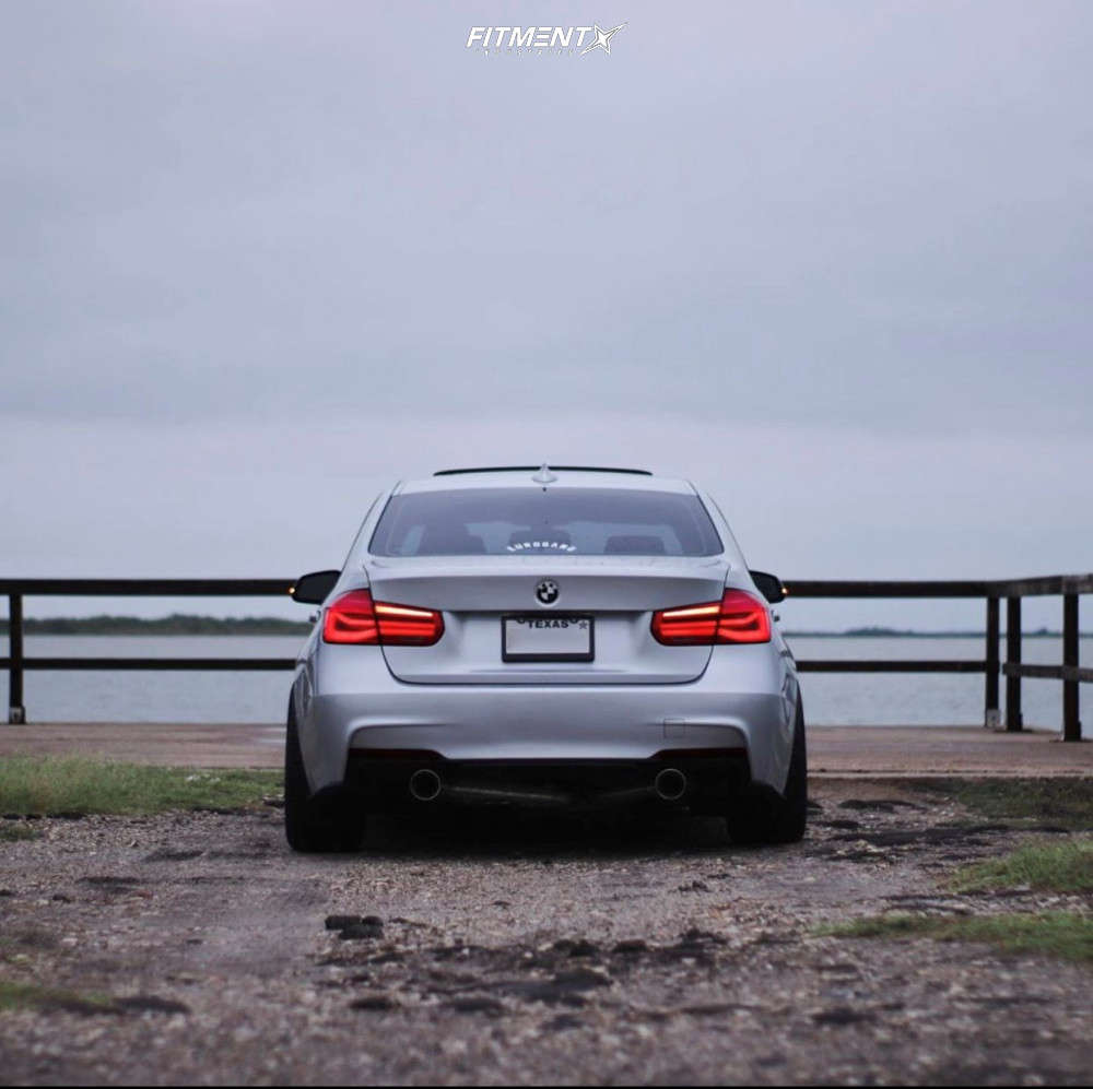 2015 BMW 328i Base with 18x9 Kansei Corsa and Continental 225x45 on ...