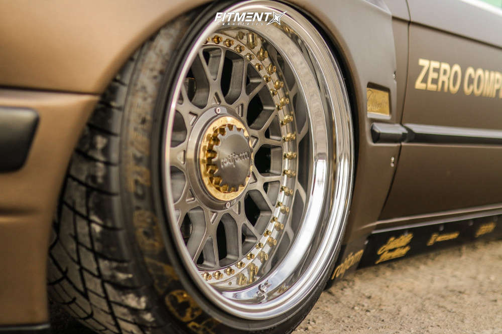 1989 BMW 325i Base with 17x9 Rotiform Forged Rse and Toyo Tires 215x45 ...