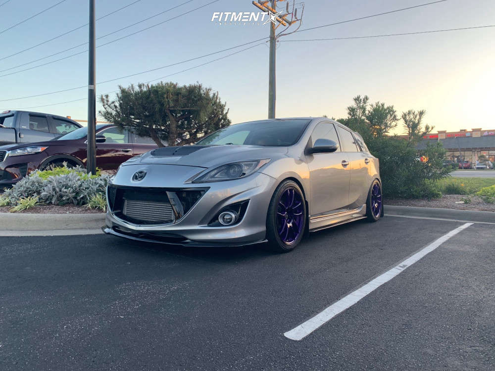 2012 Mazda MazdaSpeed3 Base with 18x8.5 Work Emotion Cr Kiwami and