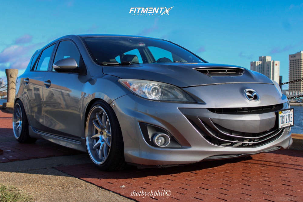 2012 Mazda MazdaSpeed3 Base with 18x9.5 Aodhan DS02 and Firestone