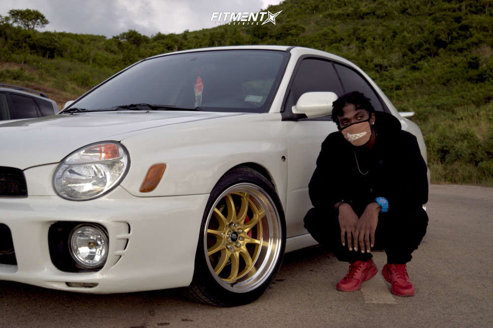 2002 Subaru Impreza RS with 17x9 MST Mt11 and Powershell