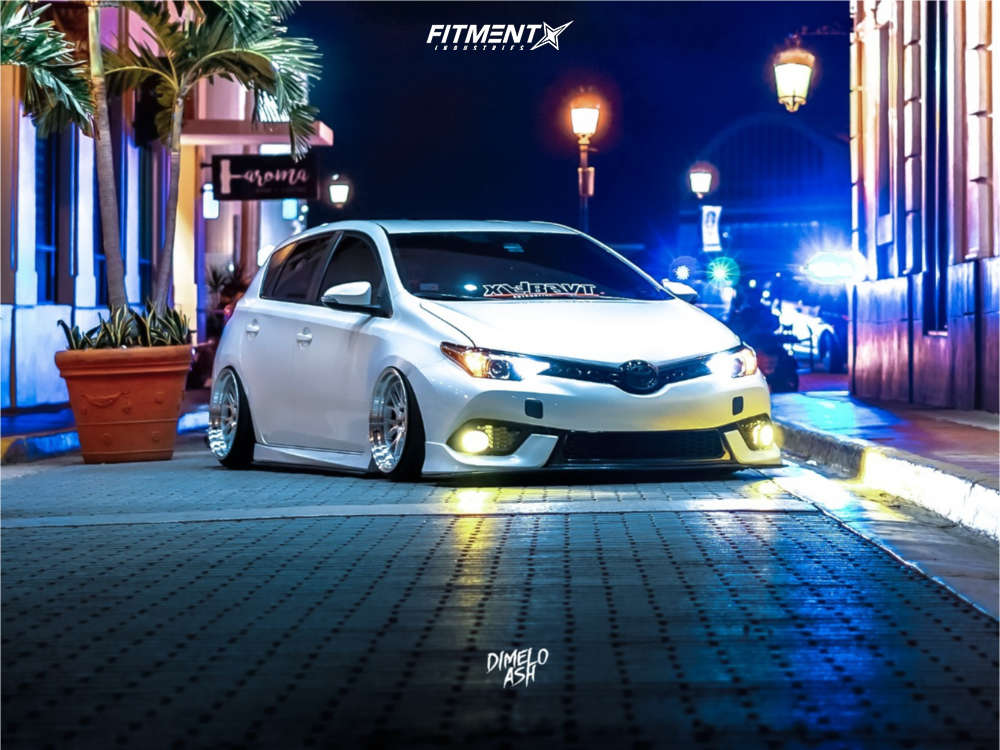 2017 Toyota Corolla IM Base with 18x10.5 Aodhan DS06 and Delinte 215x35 ...