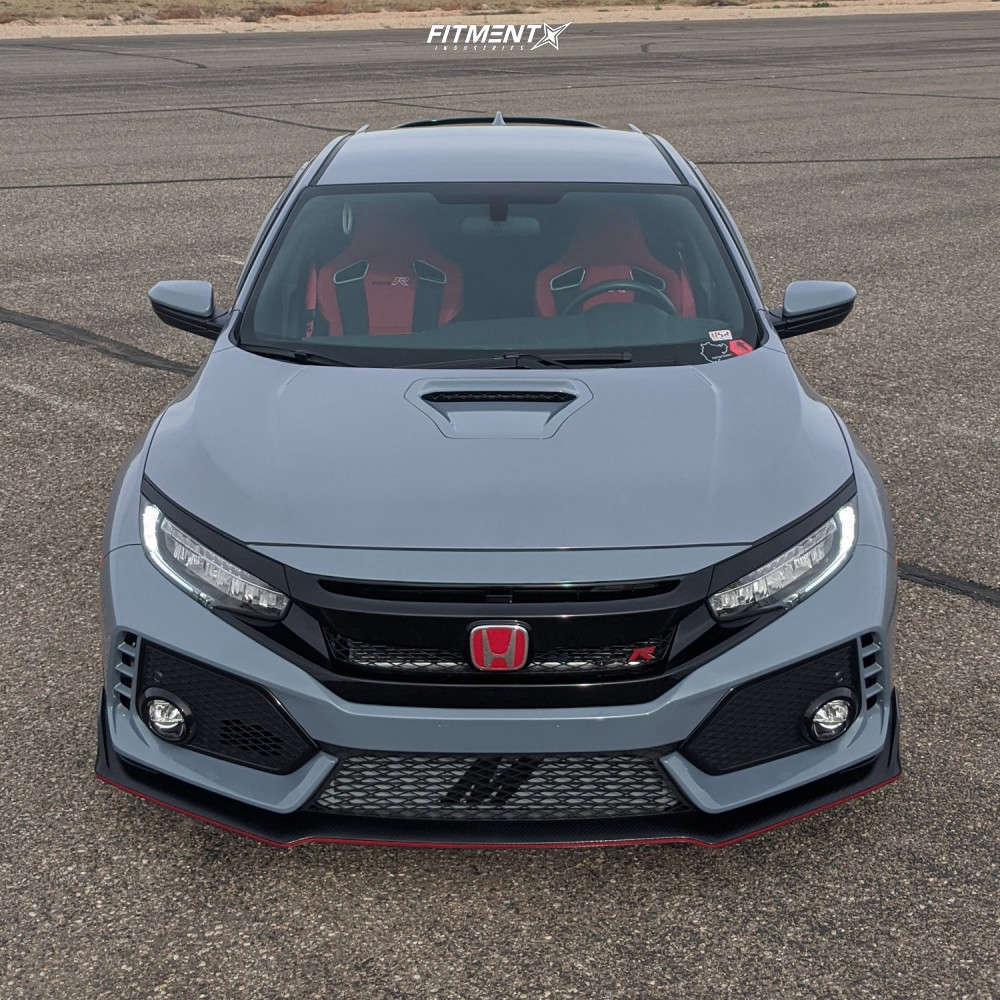 2019 Honda Civic Type R with 18x9.5 Volk Te37sl and Michelin 255x35 on ...