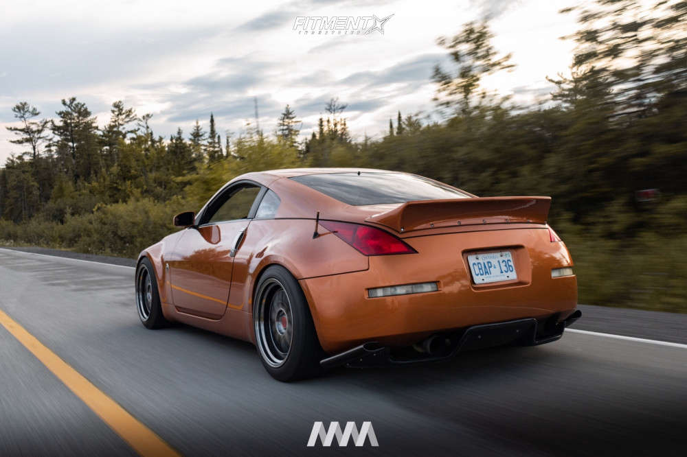 2003 Nissan 350Z Base with 18x9.5 ESR Sr01 and Cooper 225x45 on ...