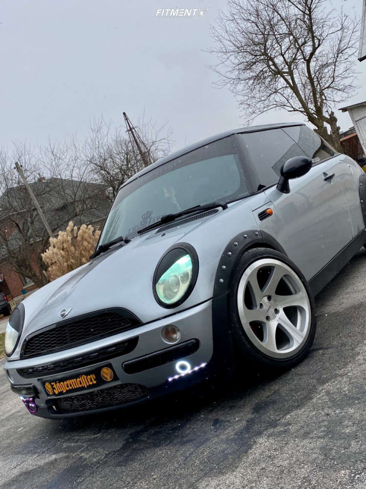2004 Mini Cooper Base with 17x8 Circuit Performance Cp11 and Nitto ...