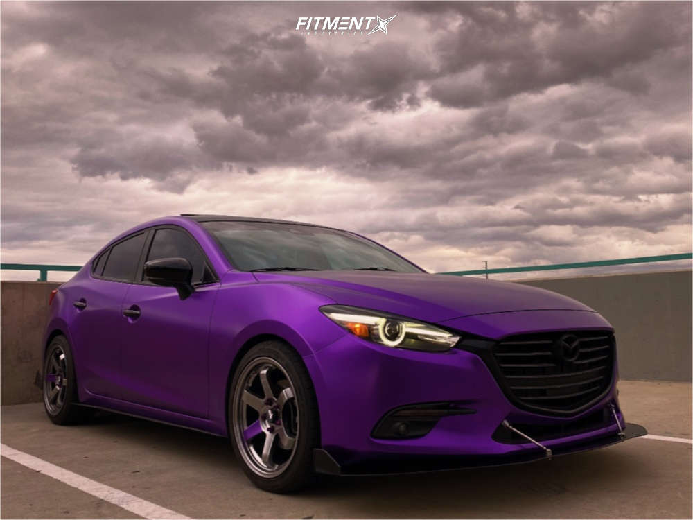2017 Mazda 3 Grand Touring with 18x8.5 AVID1 AV6 and Nitto 235x40