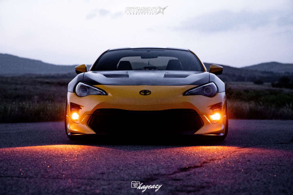 2015 Scion FR-S Base with 18x10.5 Cosmis Racing R1 Pro and Nankang ...