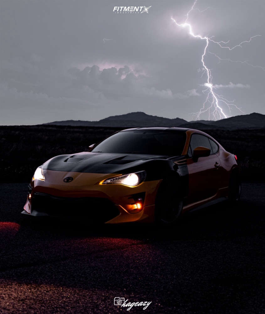 2015 Scion FR-S Base with 18x10.5 Cosmis Racing R1 Pro and Nankang ...