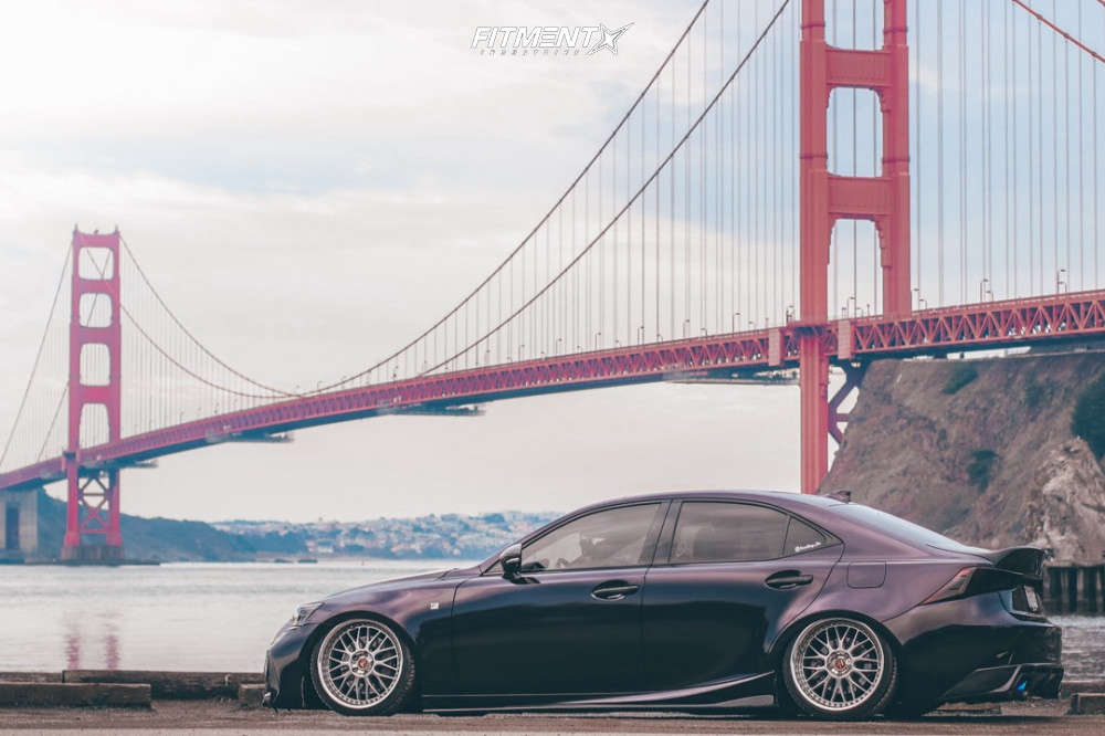 2017 Lexus IS350 F Sport with 19x8.5 Work VS XX and Hankook 225x35 on ...