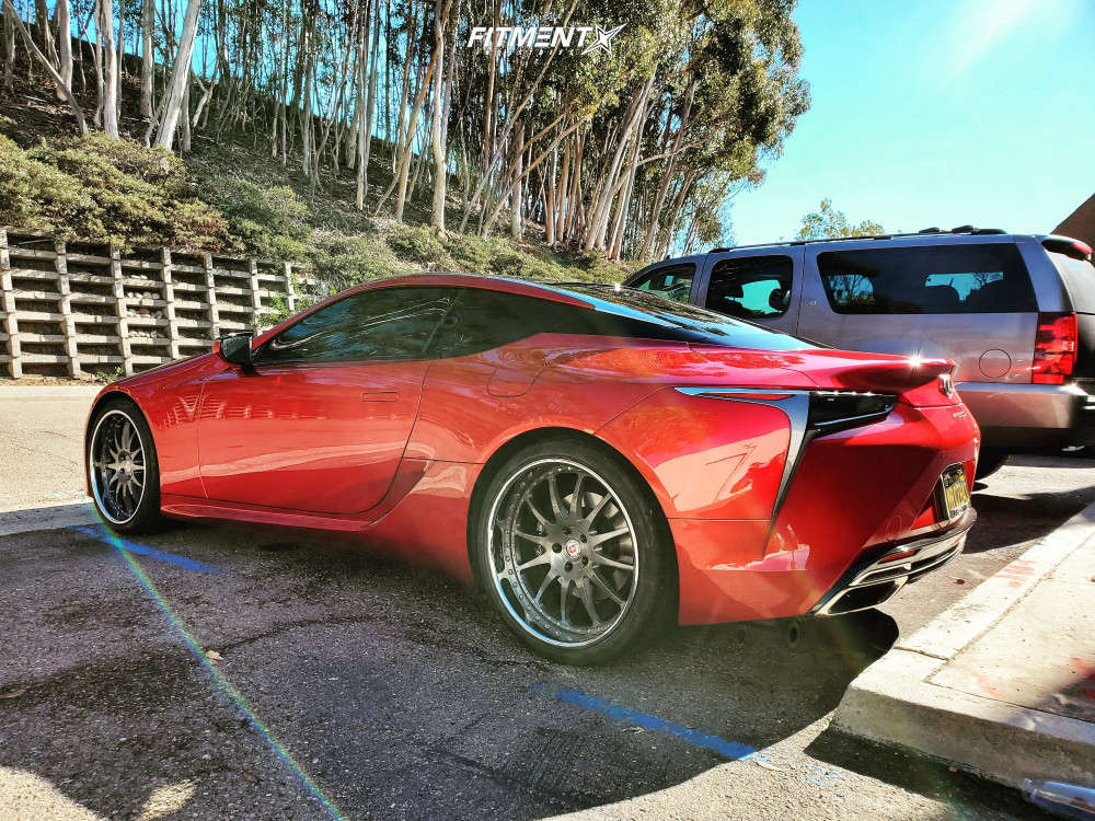 2019 Lexus LC500 Base with 22x9.5 HRE 643R and Pirelli 255x35 on