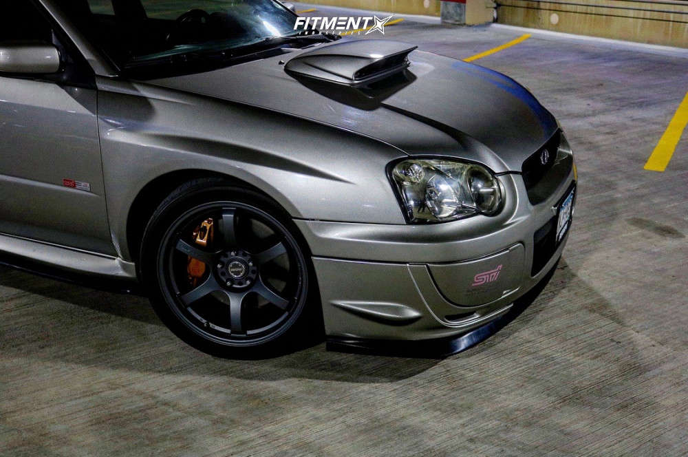 2005 Subaru WRX STI Base with 18x9.5 Rays Engineering 57DR and Nitto ...