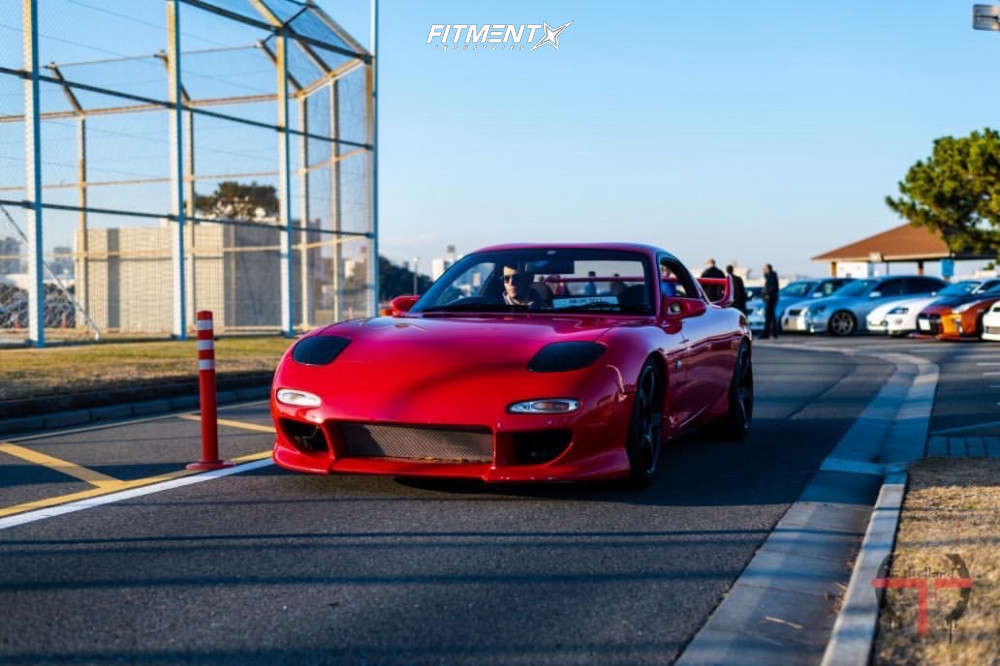 1993 Mazda RX-7 Base with 18x8.5 SSR GTV01 and Bridgestone 235x40 on ...
