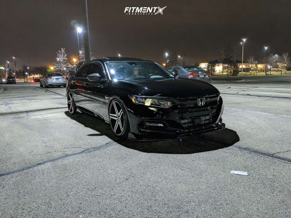 1 2019 Accord Honda Sport Air Lift Performance Air Suspension Verde Parallax Machined Black